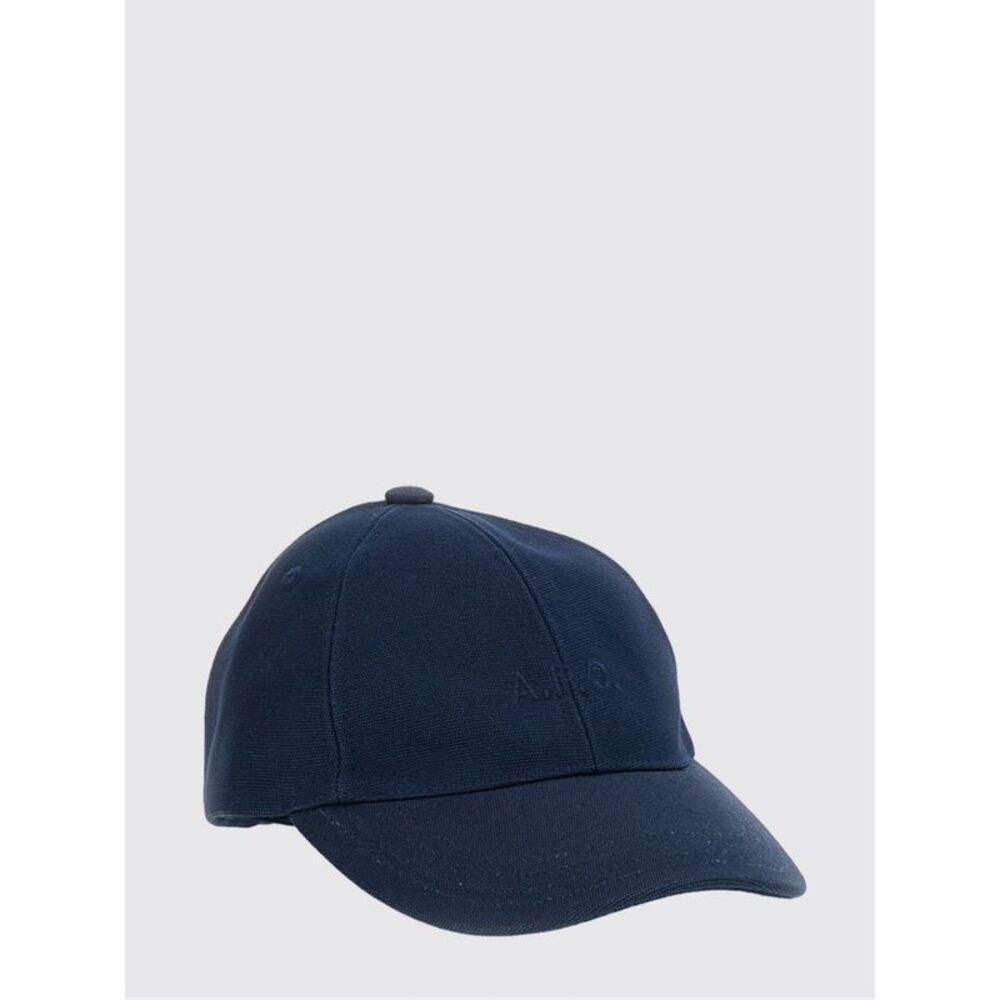 A.P.C. Men A.P.C. Cotton Baseball Cap With Contrasting Embroidered Logo